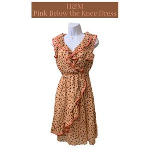 H&M Print Polka Sleeveless Dress